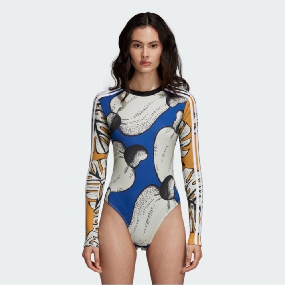 Adidas x Farm Rio Brazilian patterned bodysuit - Picture 2 of 11